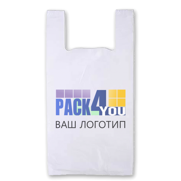 Пакет майка с логотипом